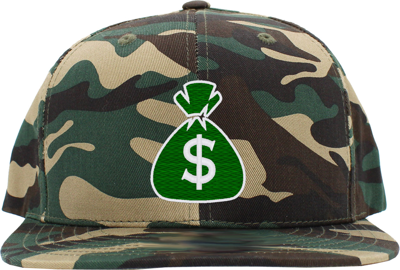 Money Bag Snapback Hat