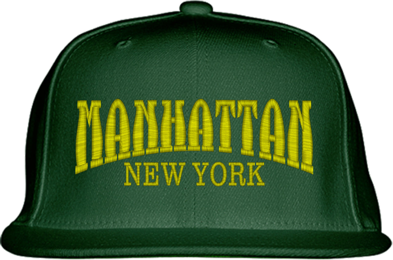 Manhattan New York Snapback Hat