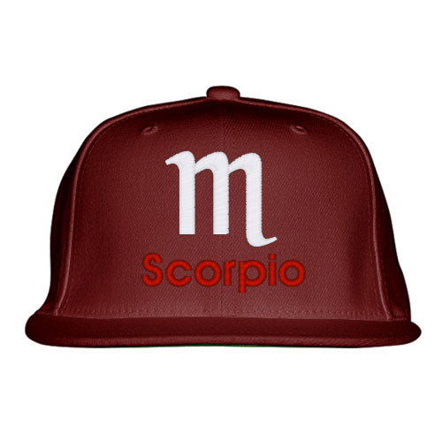 Scorpio Zodiac Sign Horoscope Astrology Snapback Hat