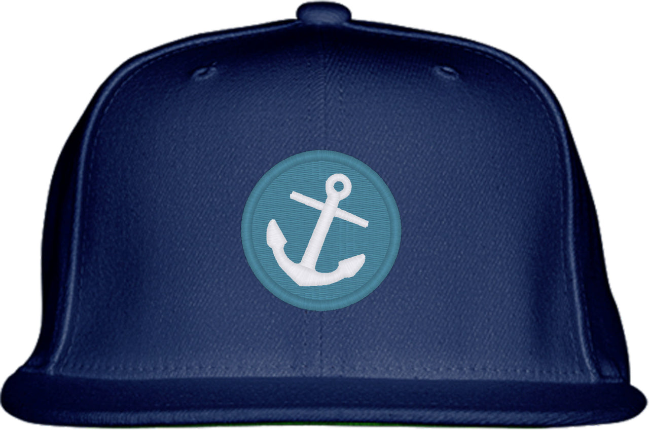 Anchor Snapback Hat