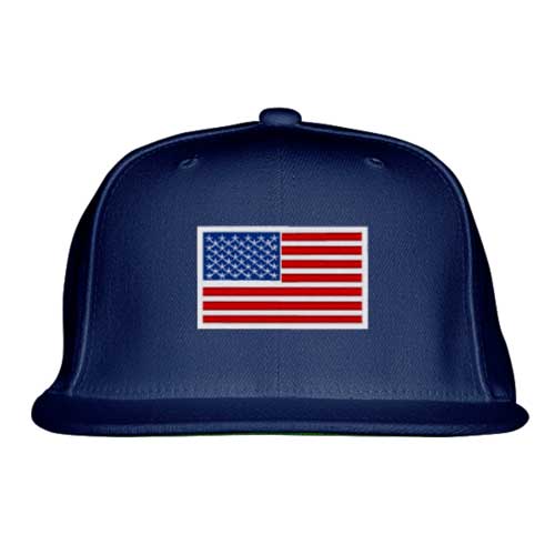 American Flag Snapback Hat