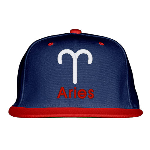 Aries Zodiac Sign Horoscope Astrology Snapback Hat