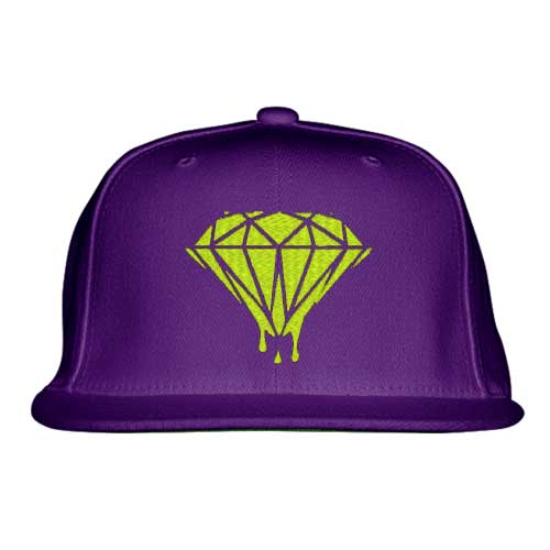 Dripping Diamond Snapback Hat