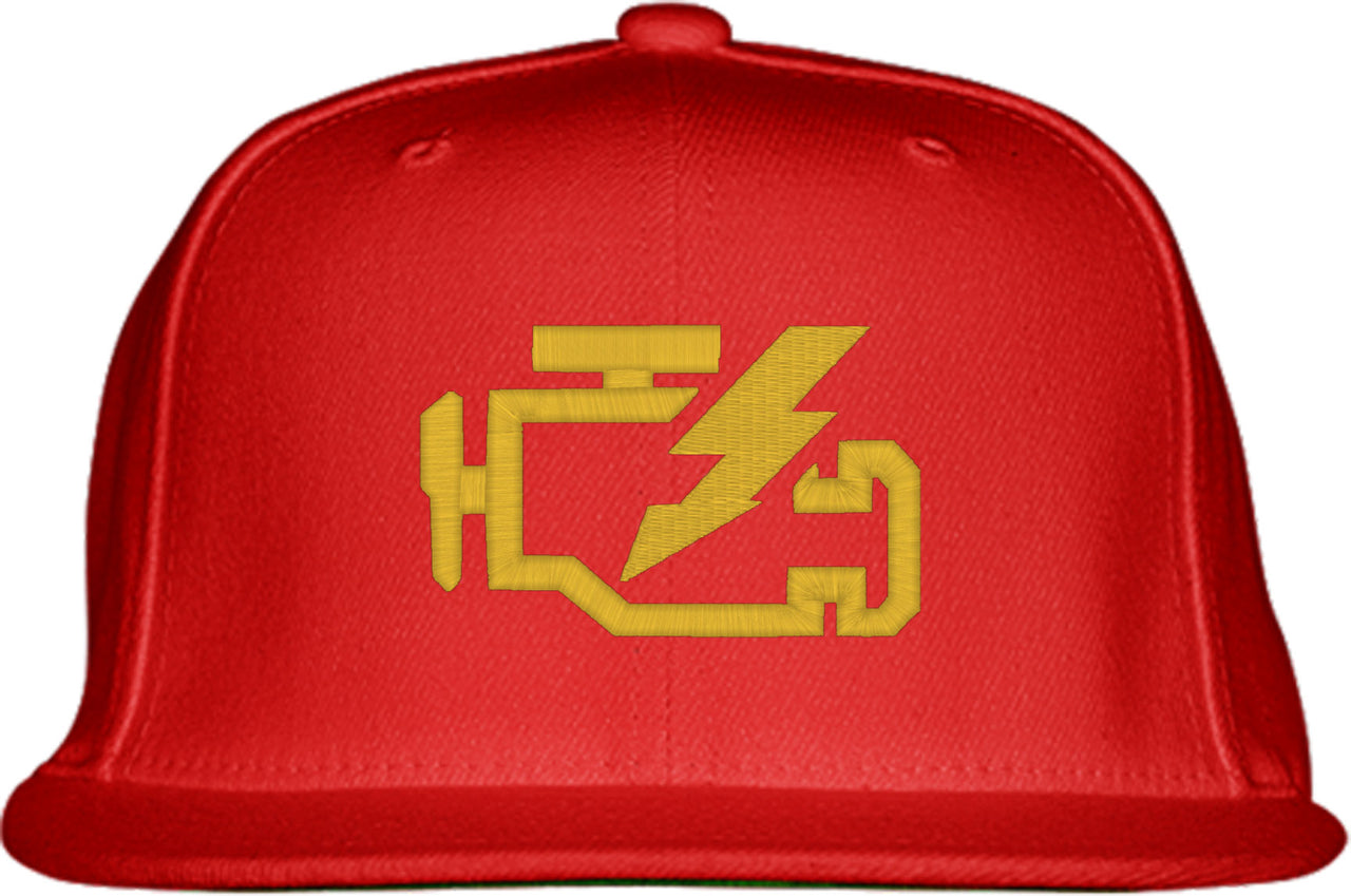 Check Engine Light Snapback Hat