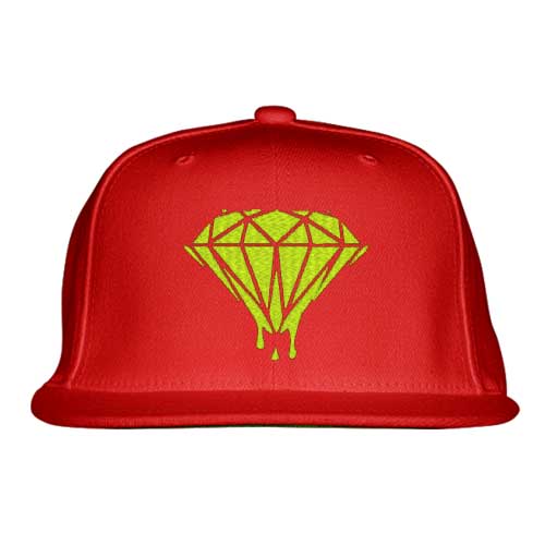 Dripping Diamond Snapback Hat