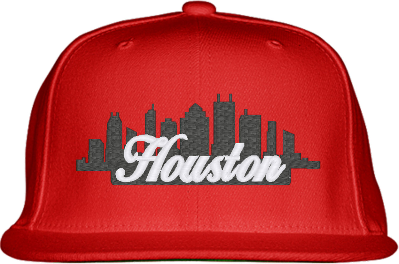 Houston Skyline Snapback Hat