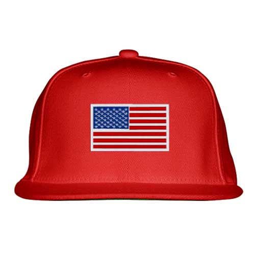 American Flag Snapback Hat