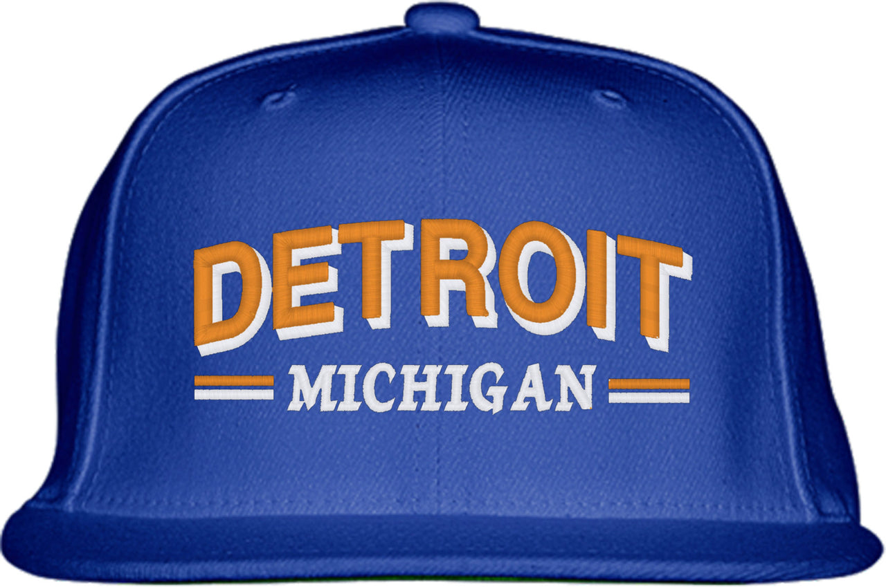 Detroit Michigan Snapback Hat