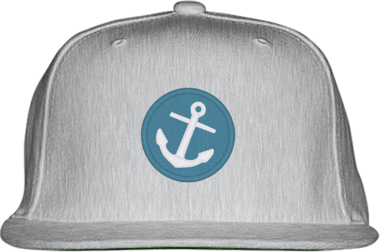 Anchor Snapback Hat