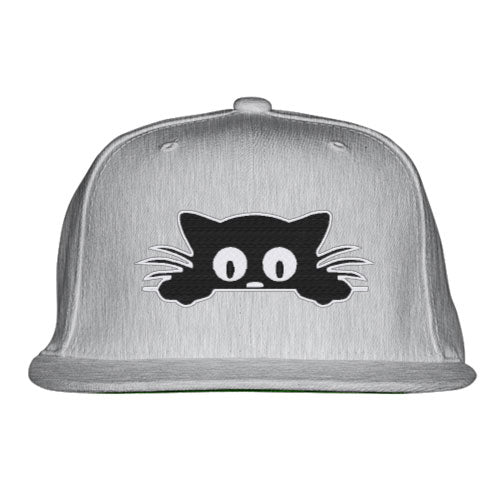 Black Cat Snapback Hat