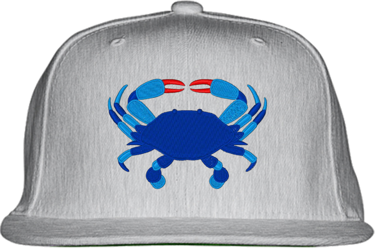 Blue Crab Snapback Hat