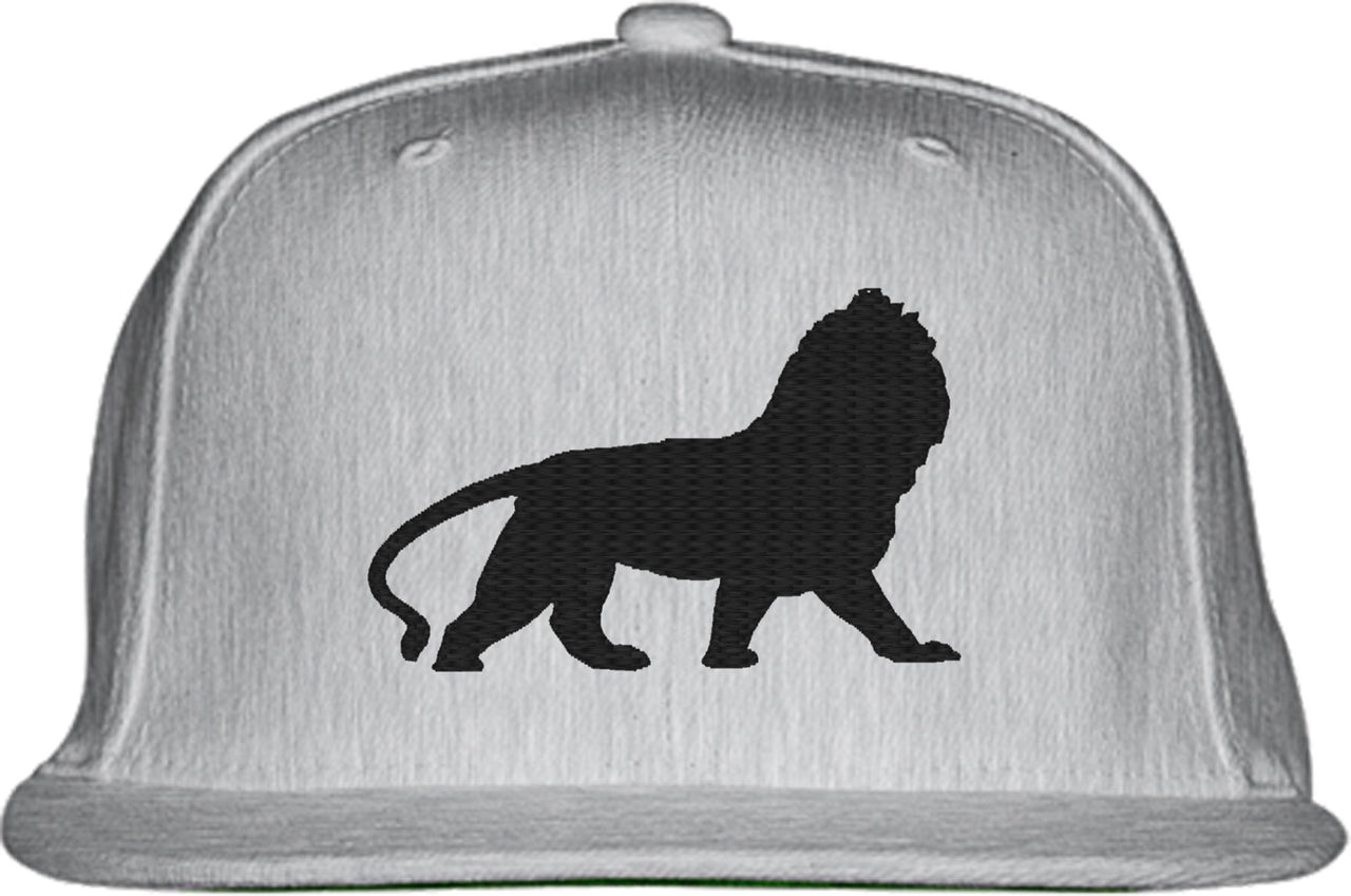 Lion Silhouette Snapback Hat