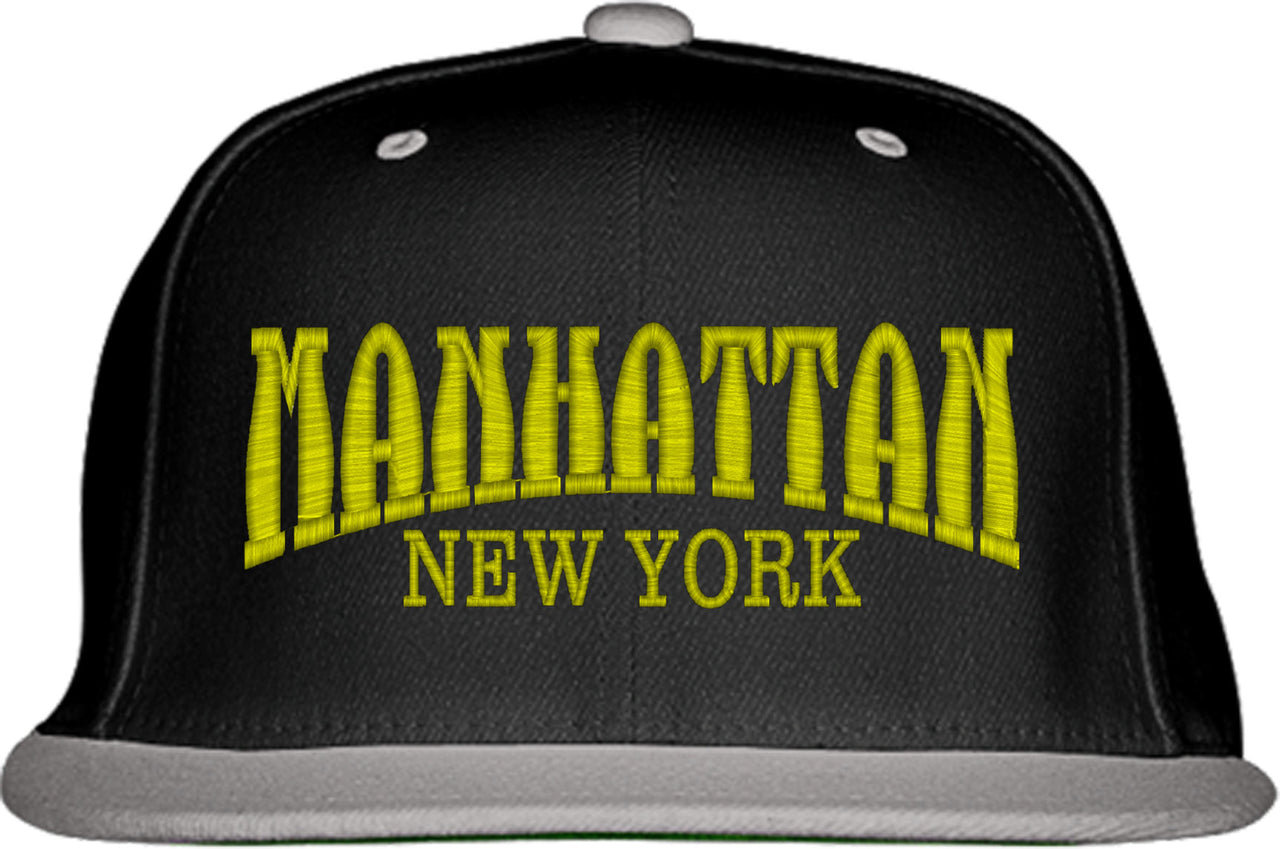 Manhattan New York Snapback Hat