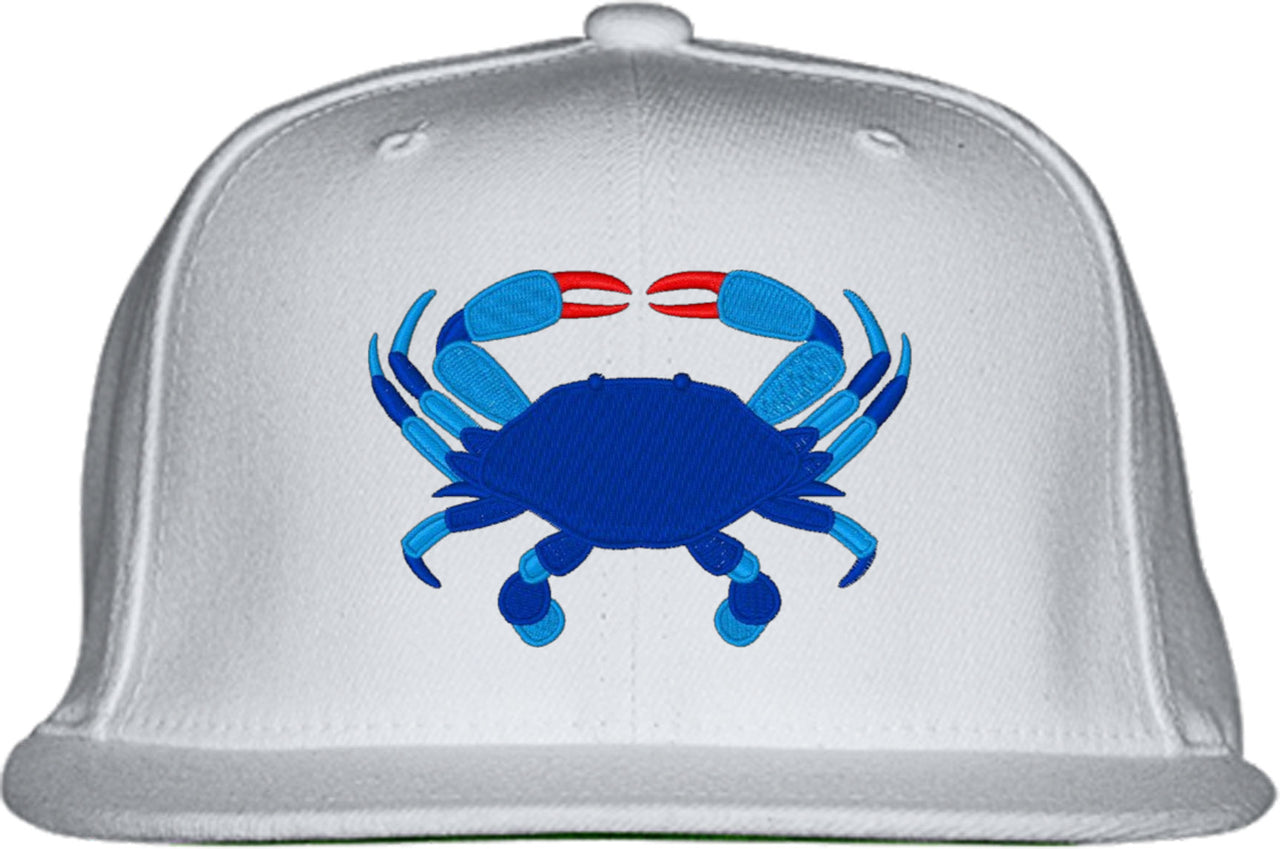 Blue Crab Snapback Hat