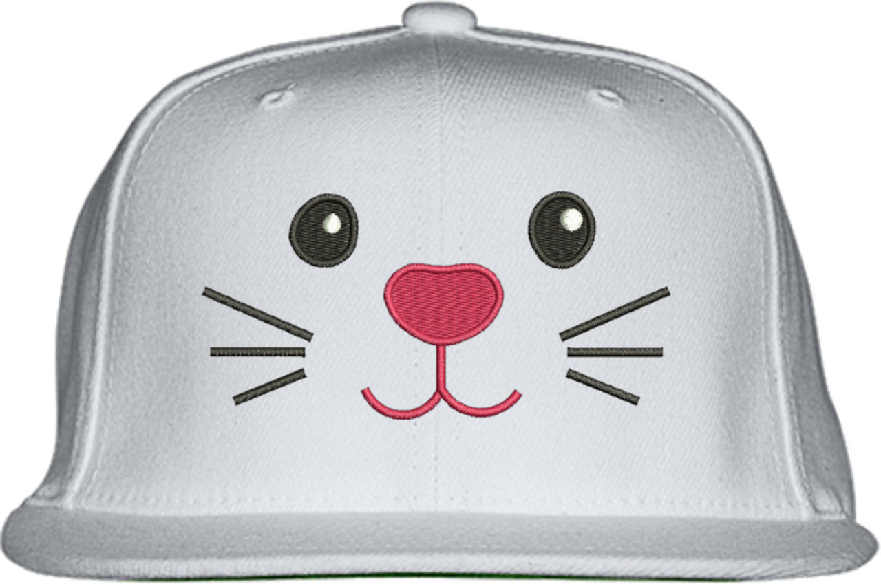 Bunny Face Snapback Hat