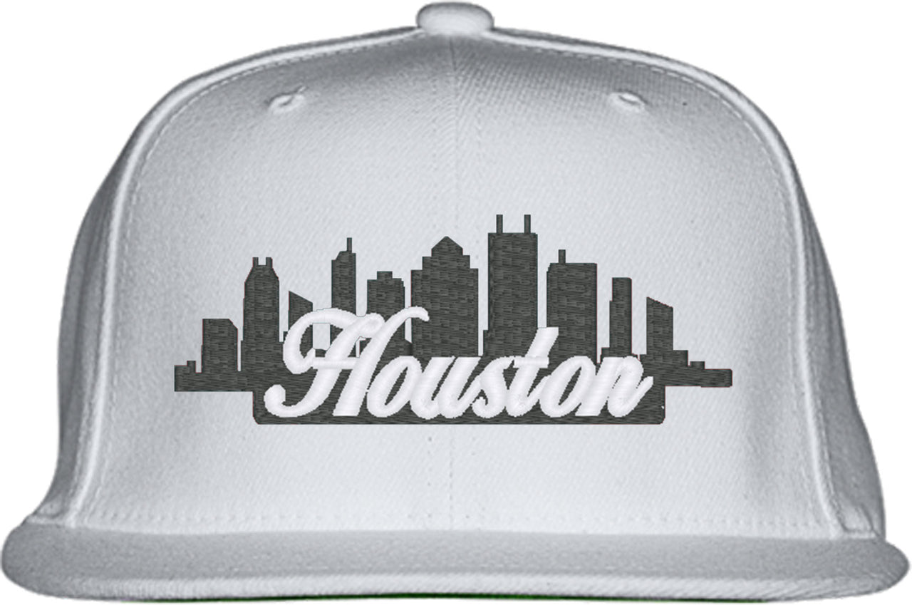 Houston Skyline Snapback Hat