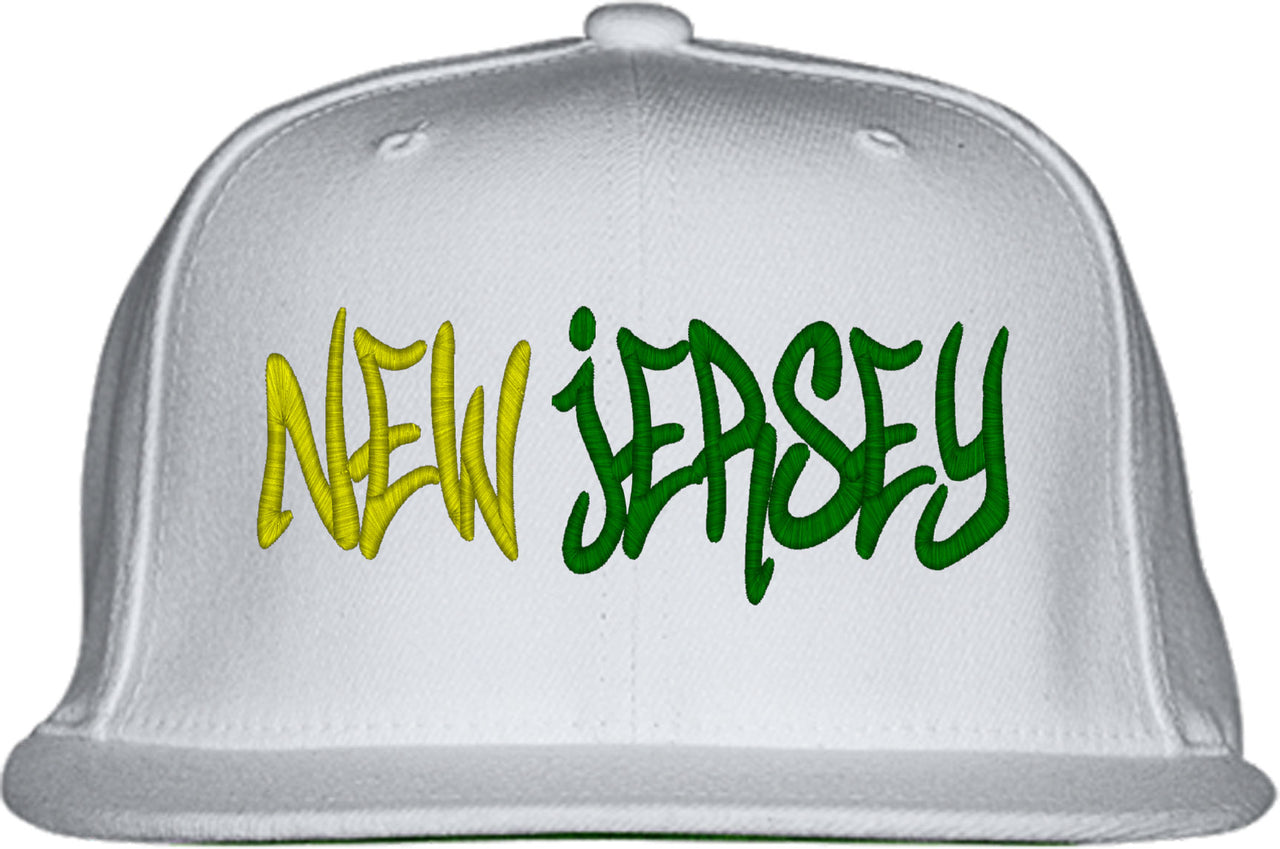 New Jersey Graffiti Snapback Hat