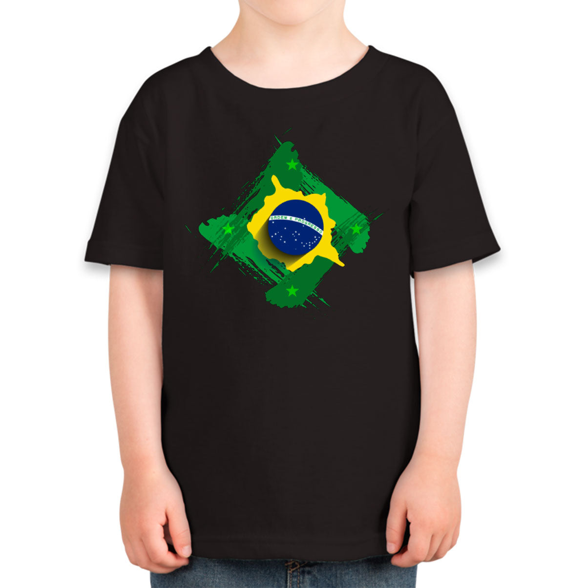 Brazil Flag Diamond Shape Toddler T-shirt