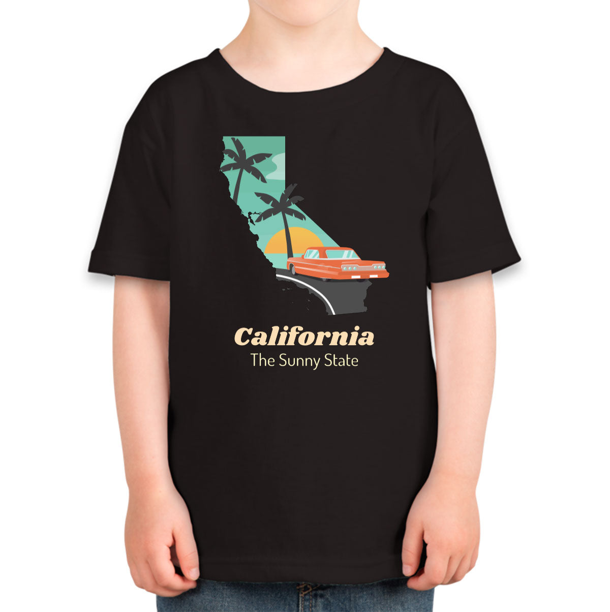 California The Sunny State Toddler T-shirt