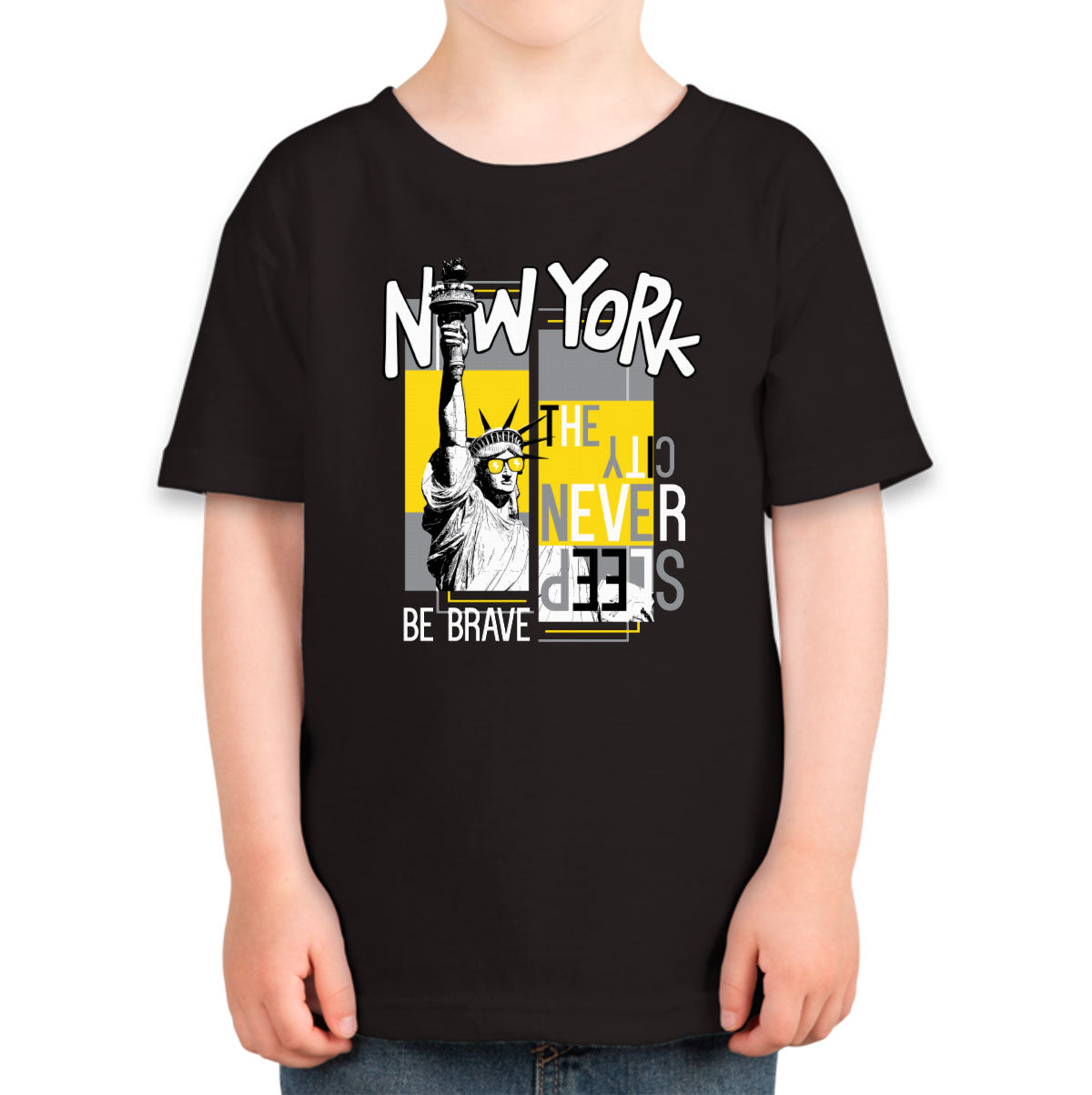 New York The City Never Sleep Toddler T-shirt