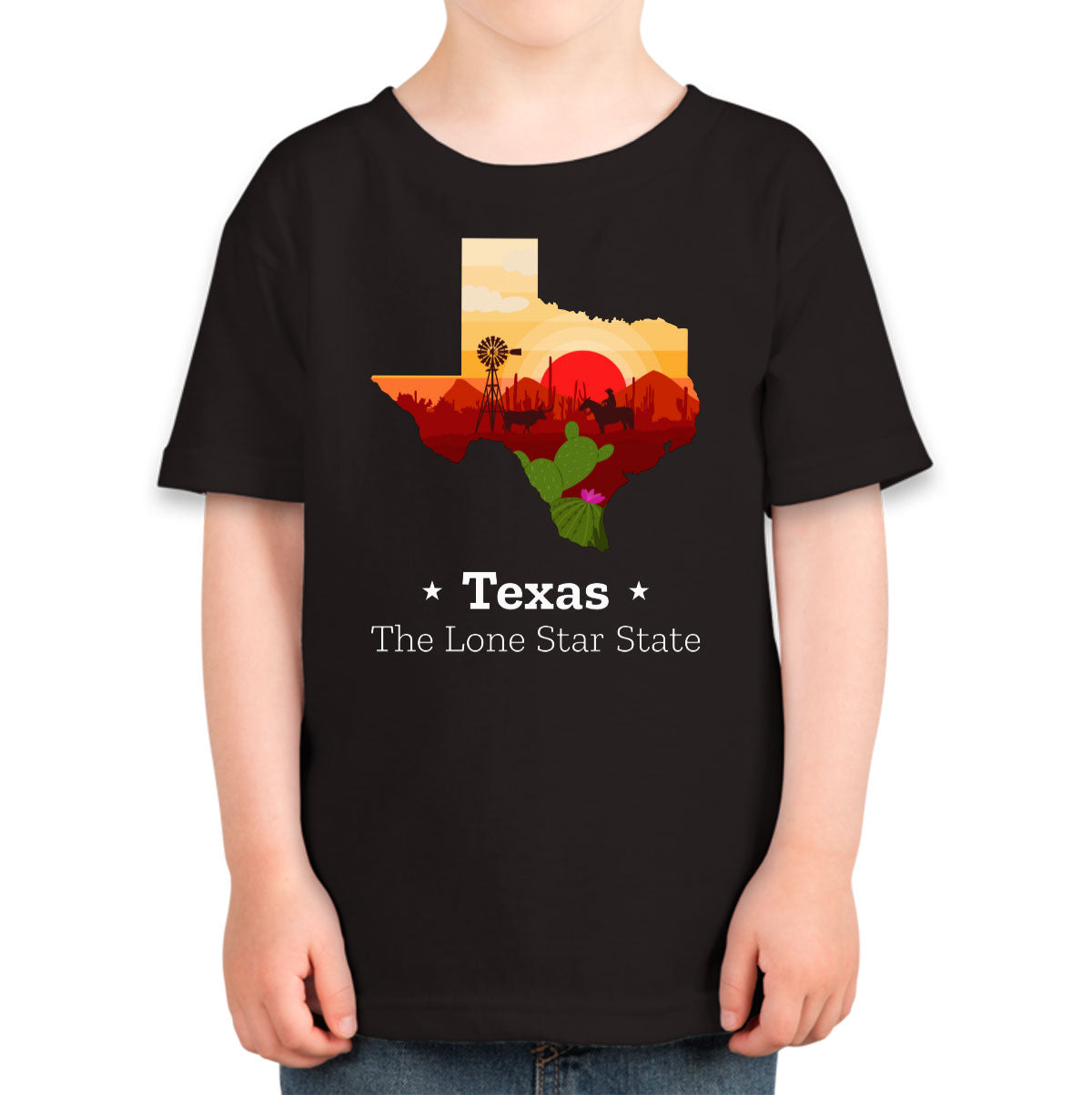 Texas The Lone Star State Toddler T-shirt