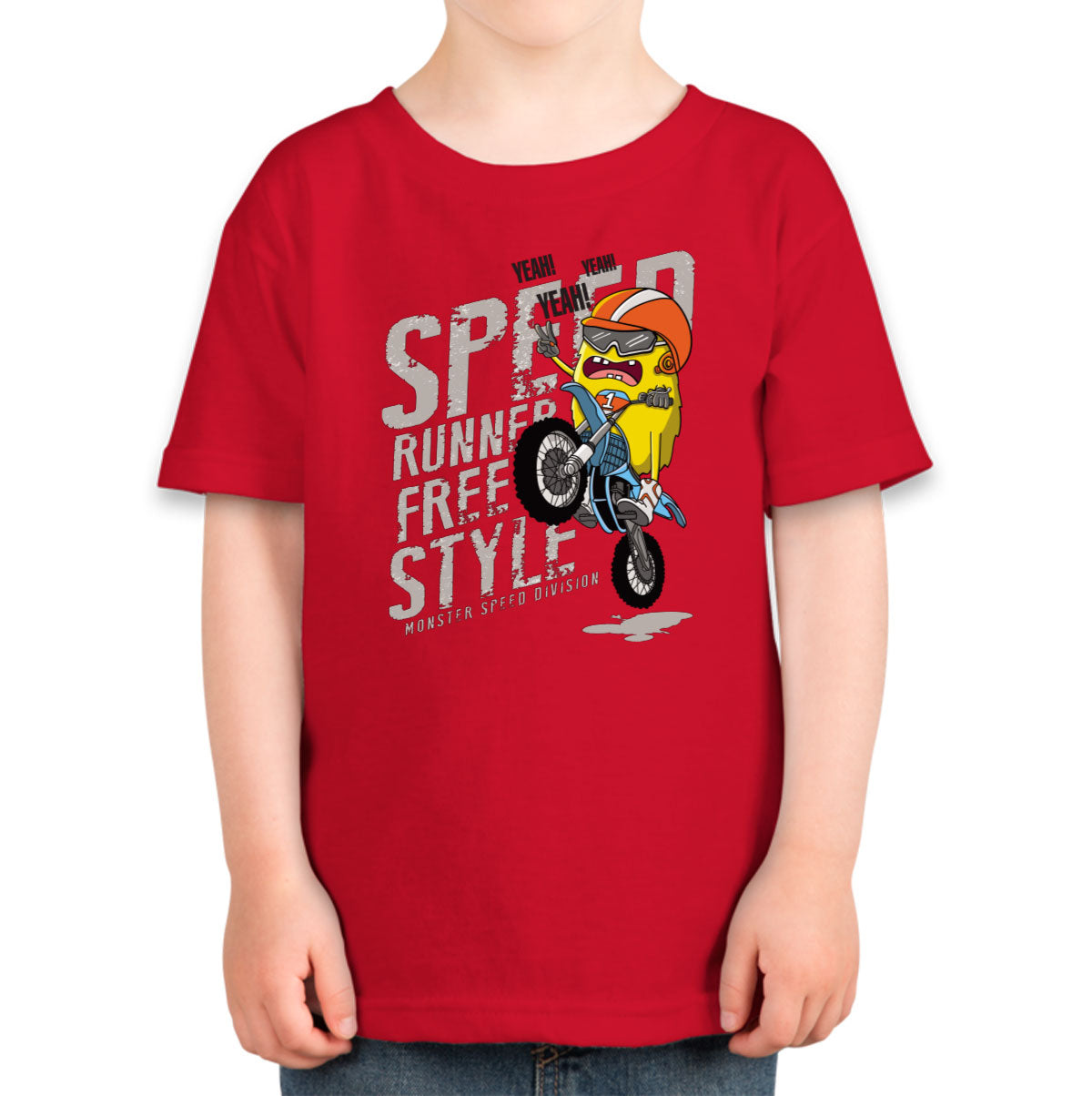 Biker Monster Toddler T-shirt