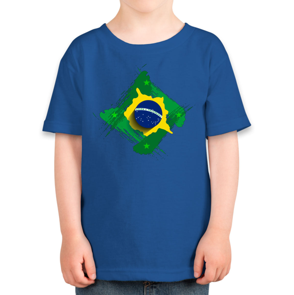 Brazil Flag Diamond Shape Toddler T-shirt