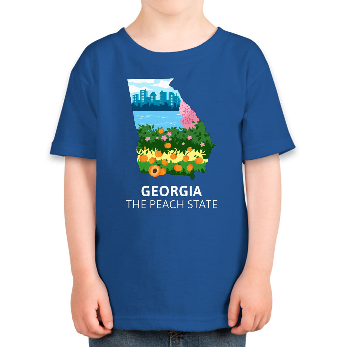 Georgia The Peach State Toddler T-shirt