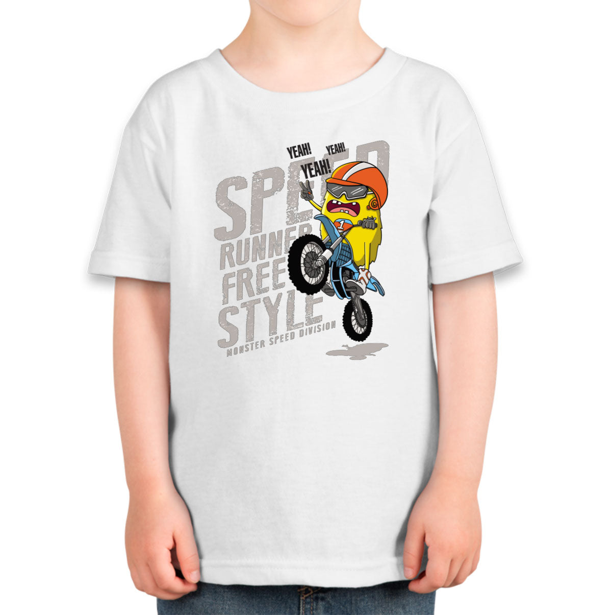 Biker Monster Toddler T-shirt