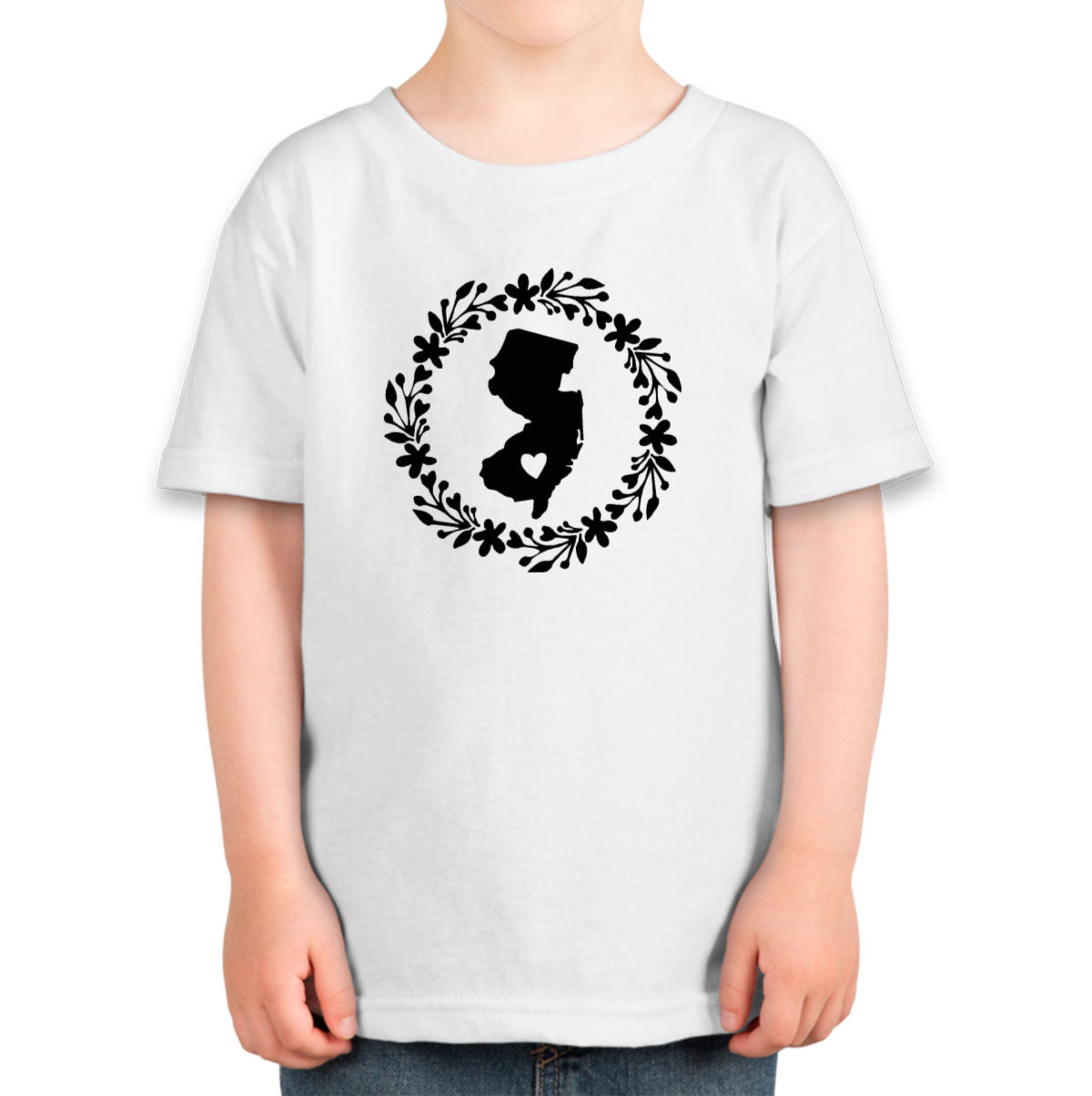 New Jersey NJ Heart Toddler T-shirt