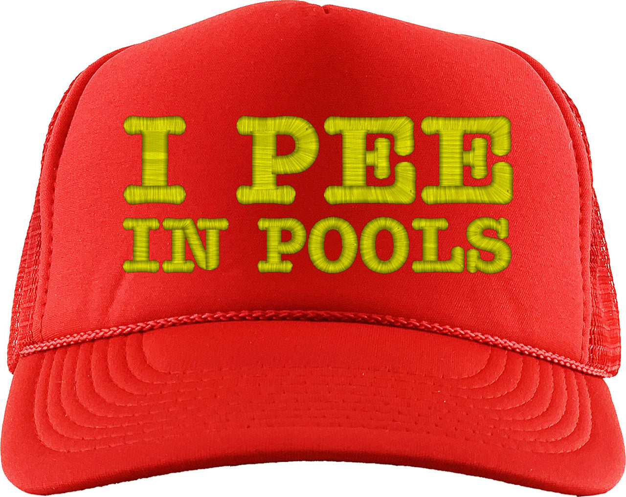 I Pee In Pools Foam Trucker Hat