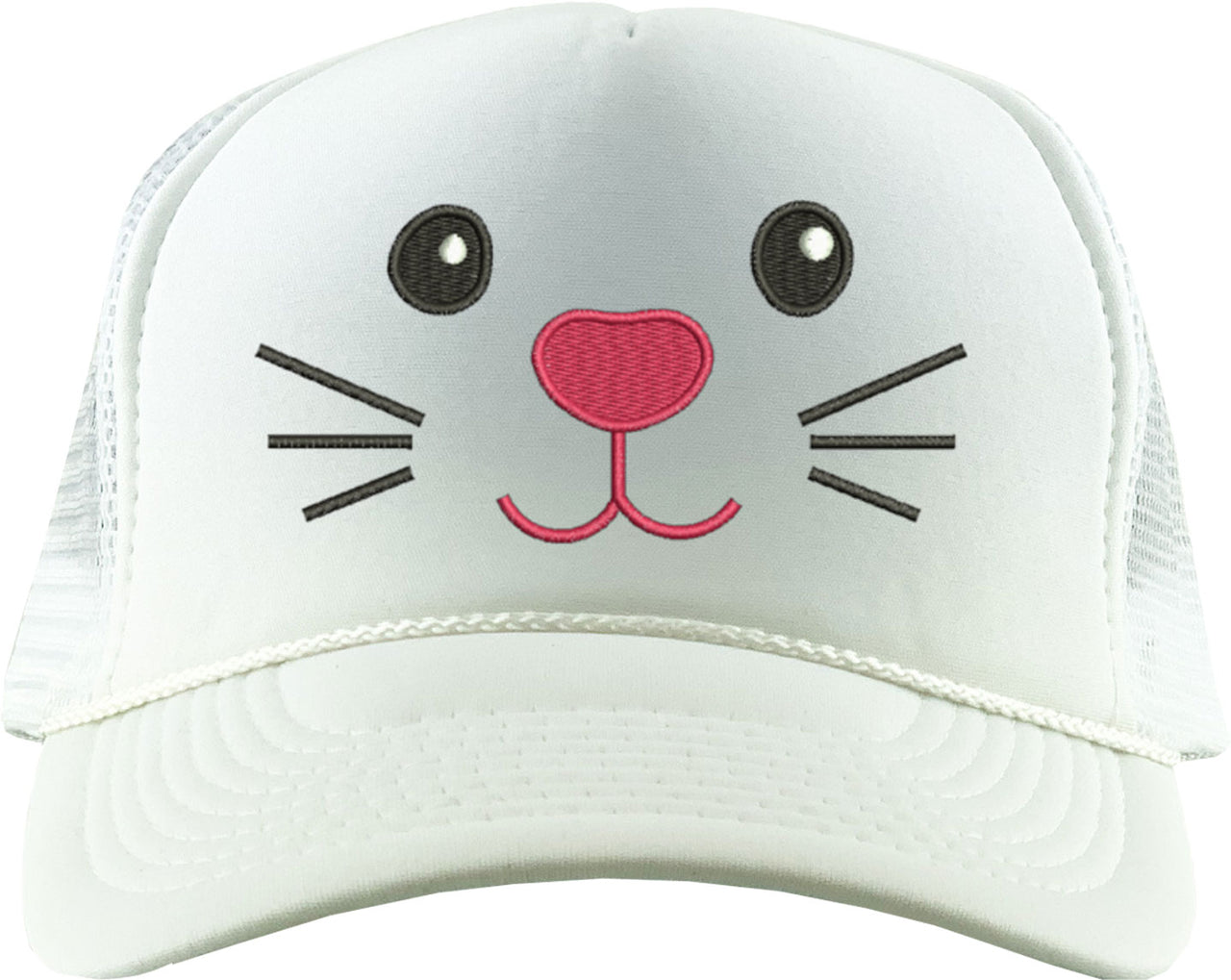 Bunny Face Foam Trucker Hat