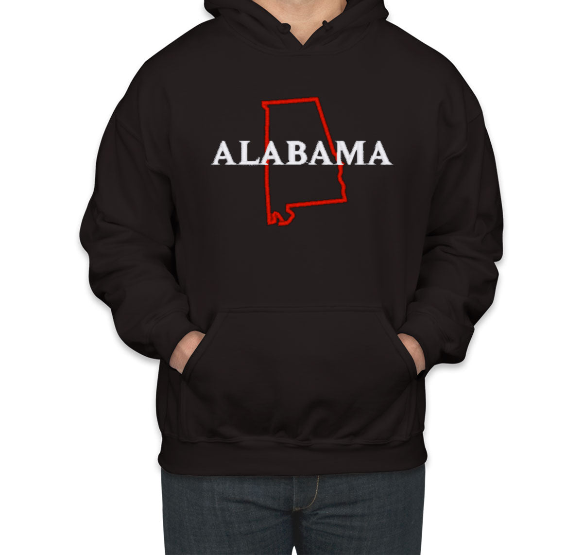 Alabama Embroidered Unisex Hoodie