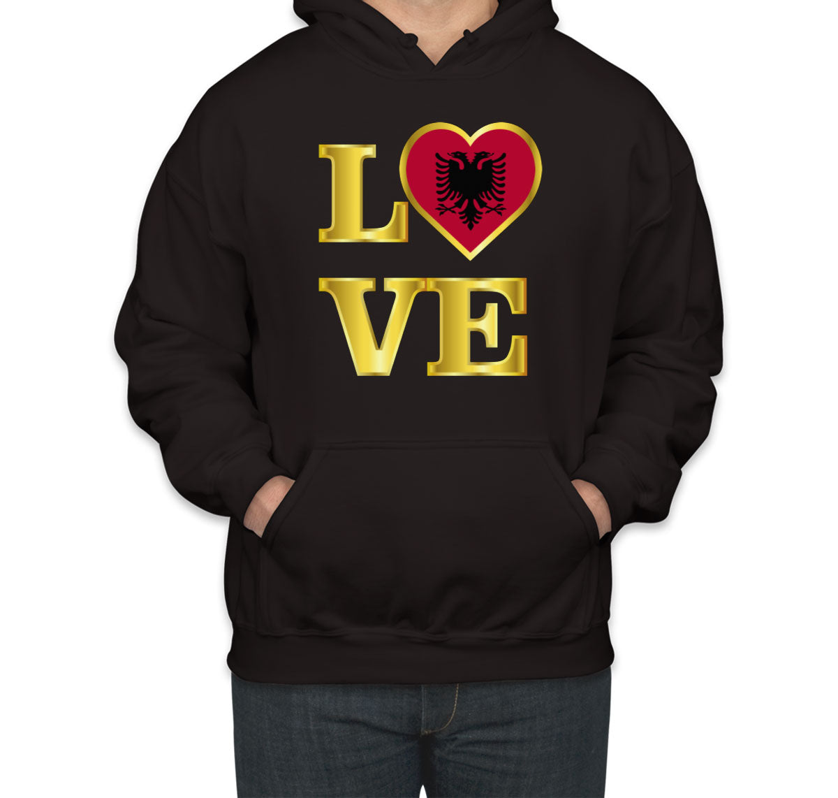 Albania Love Unisex Hoodie