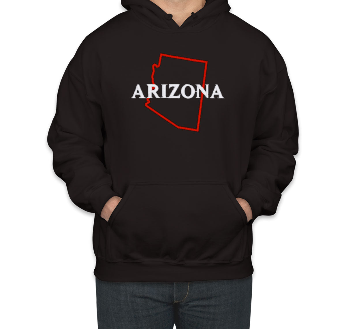 Arizona Embroidered Unisex Hoodie