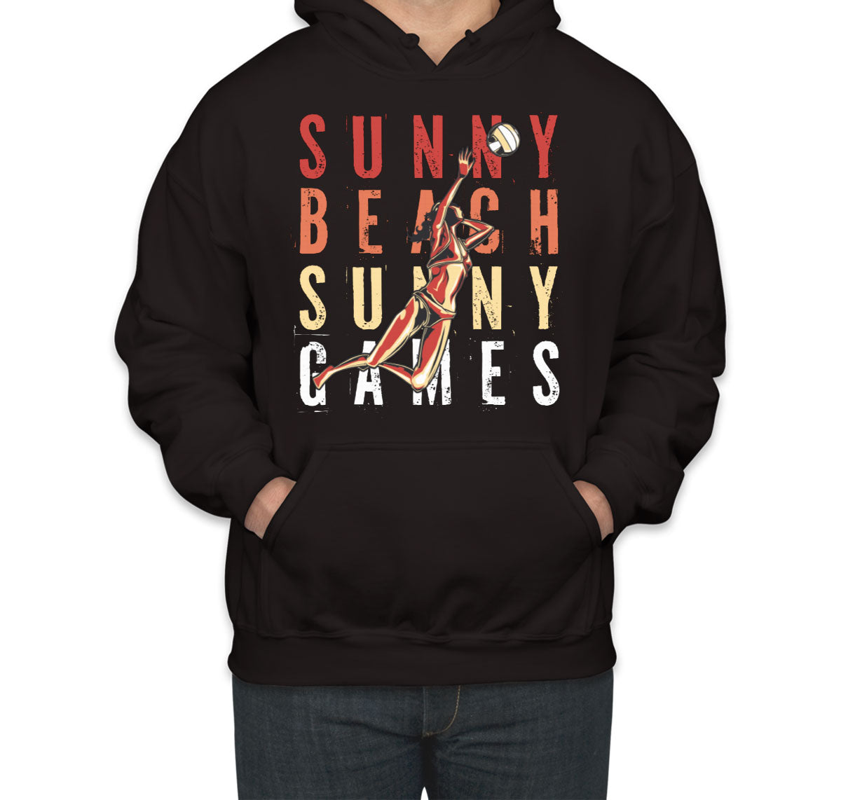 Beach Volleyball Unisex Hoodie
