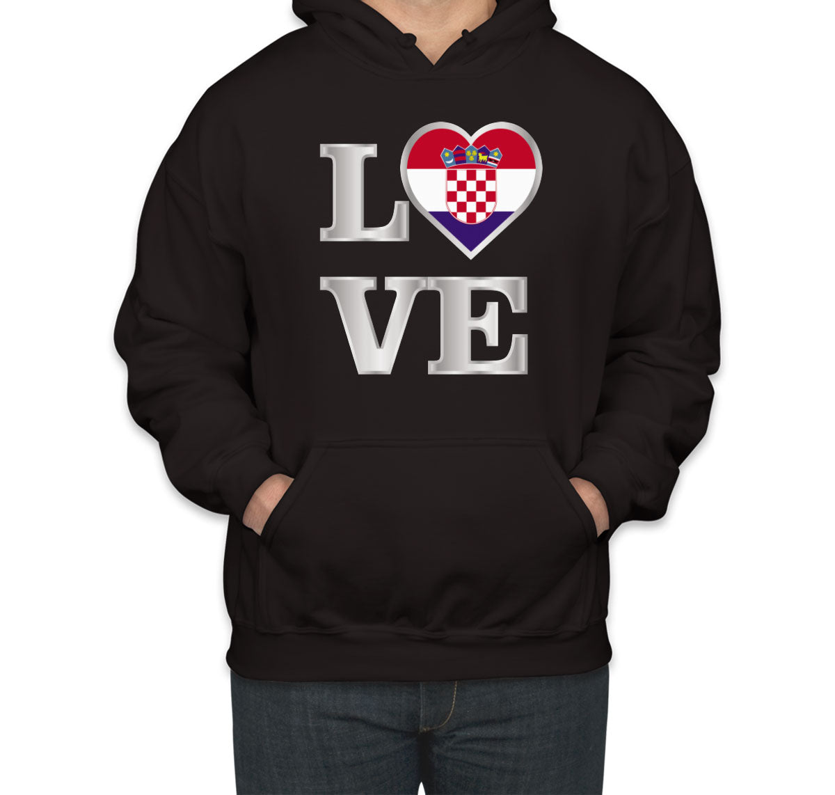 Croatia Love Unisex Hoodie