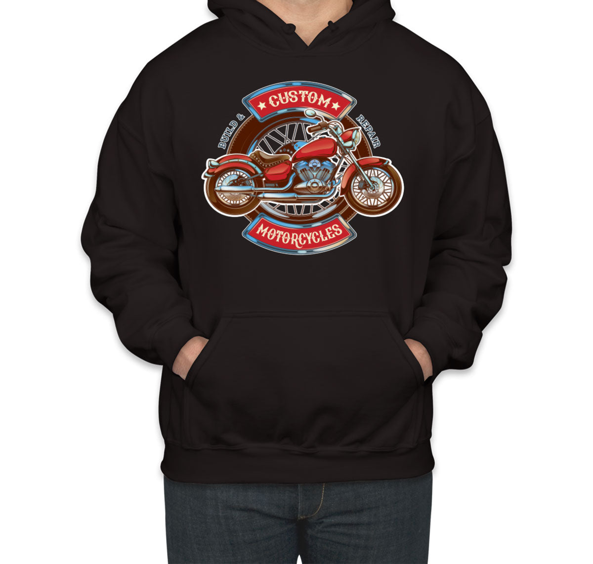 Custom Motorcycles Unisex Hoodie