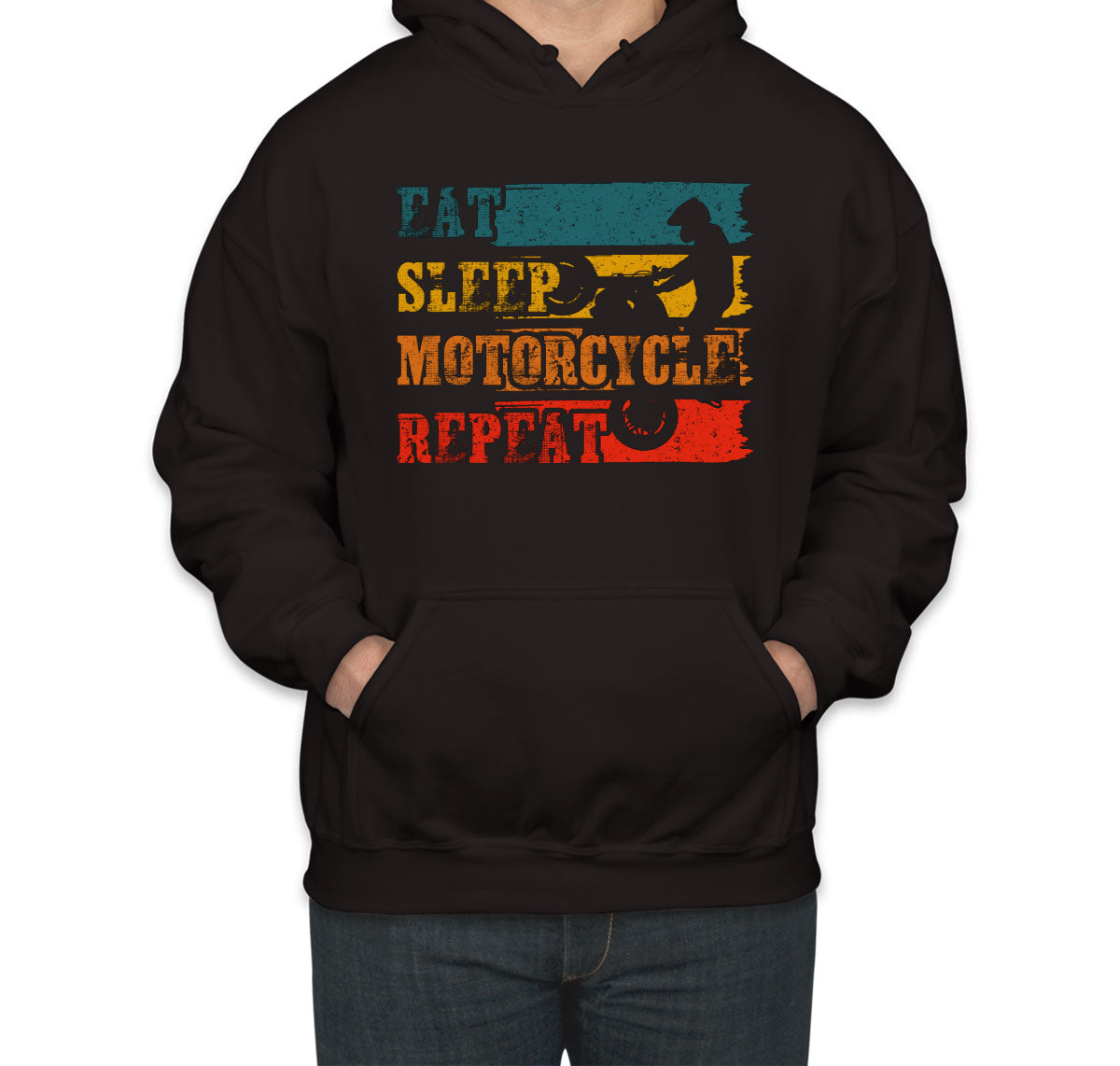 Eat Sleep Motorcycle Repeat Unisex Hoodie