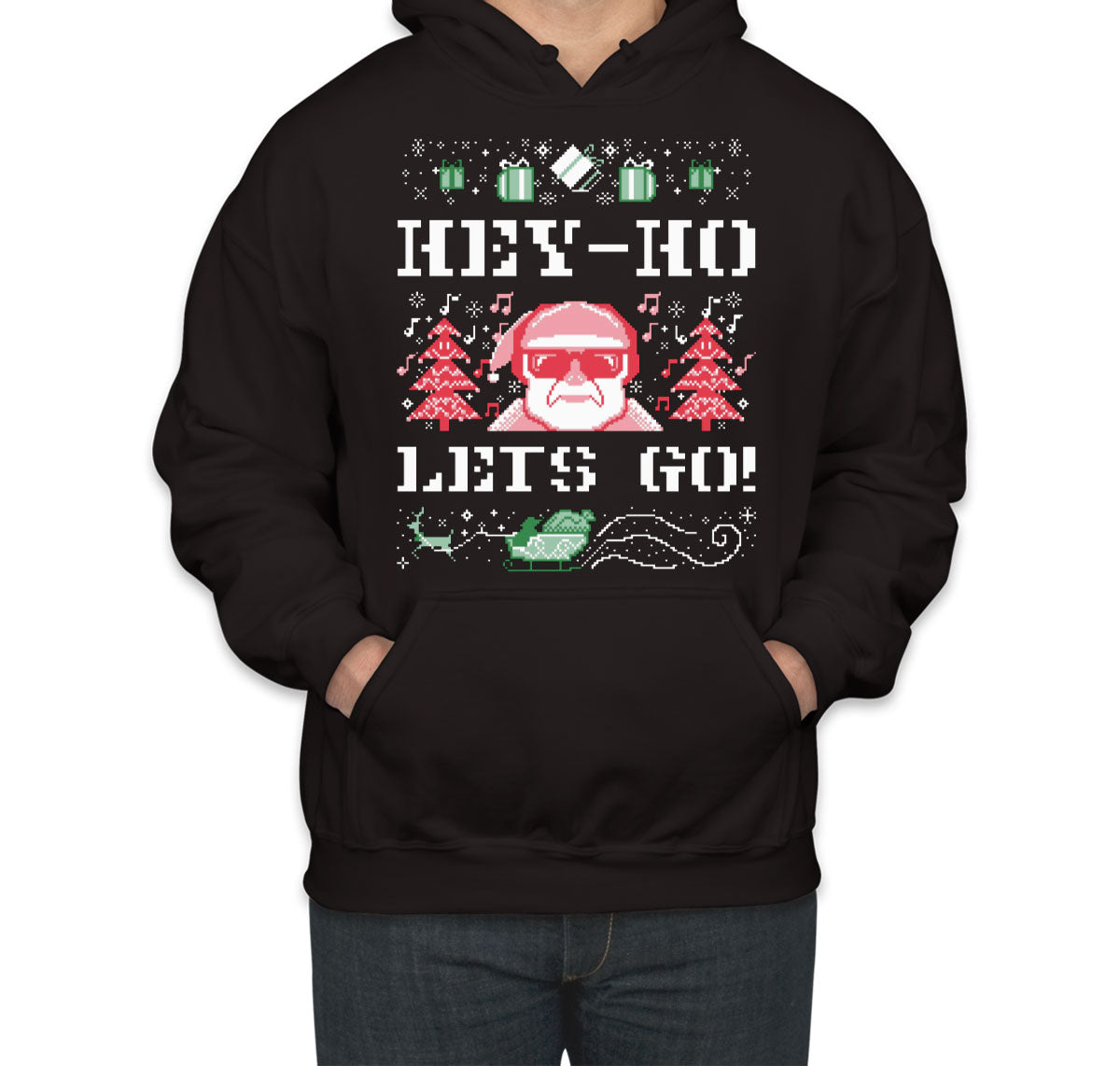 Hey Ho, Lets Go! Ugly Unisex Hoodie