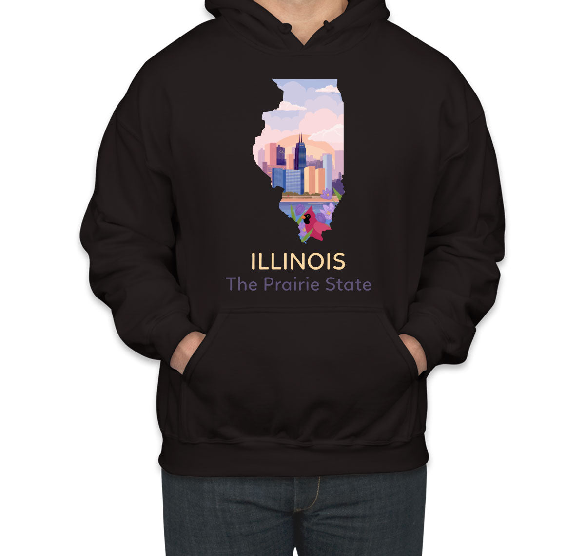 Illinois The Prairie State Unisex Hoodie