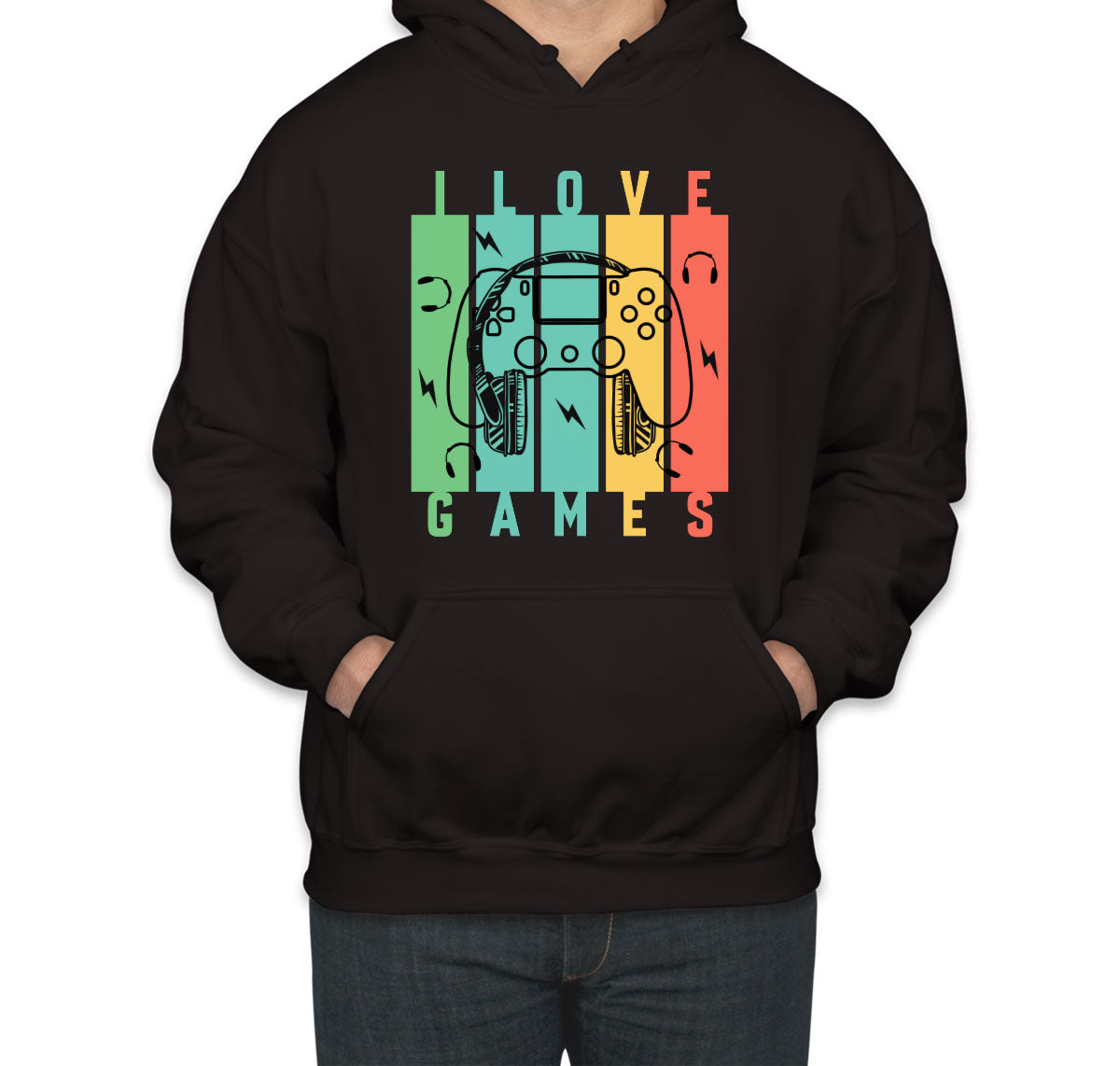 I Love Games Unisex Hoodie