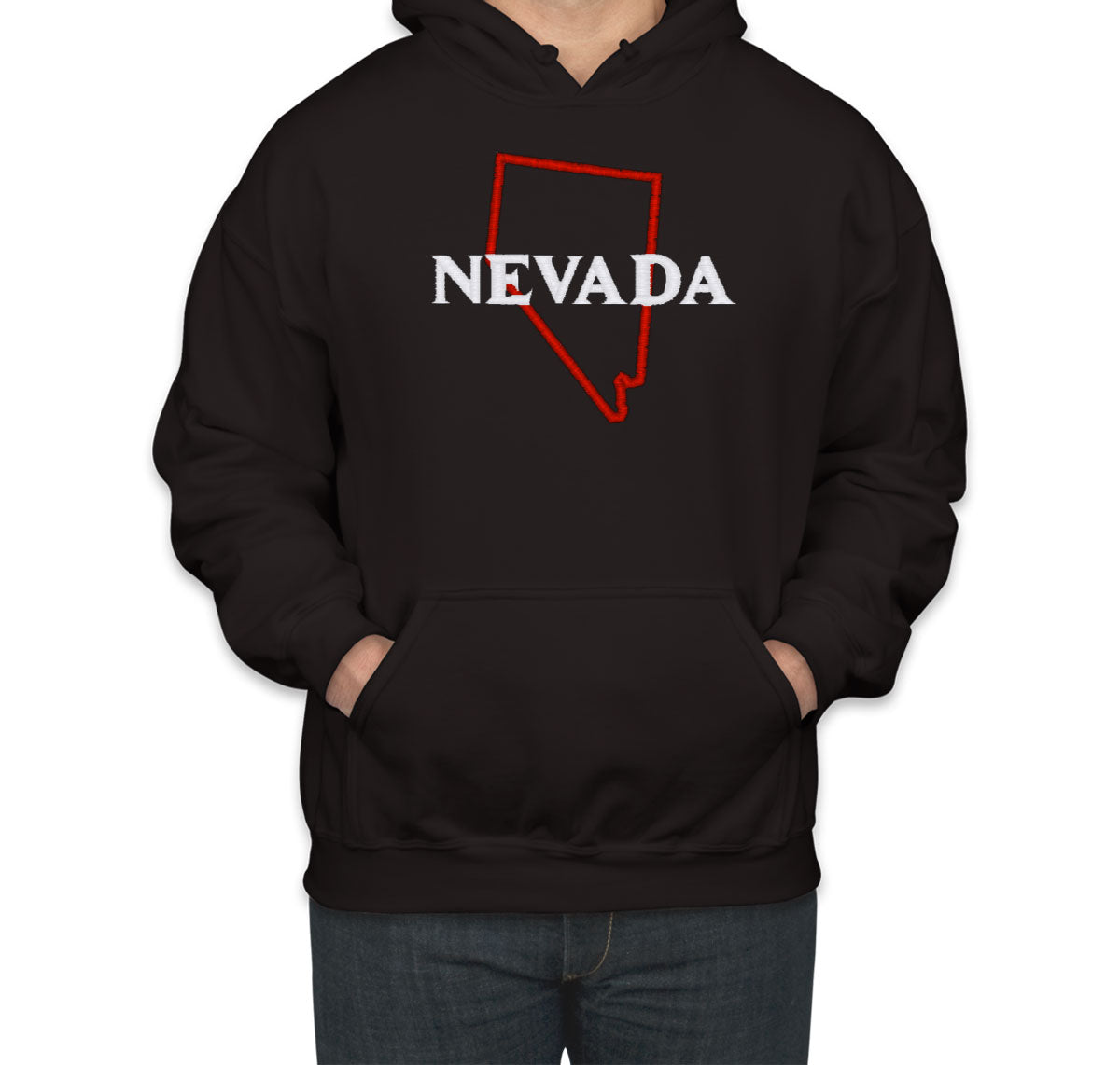 Nevada Embroidered Unisex Hoodie