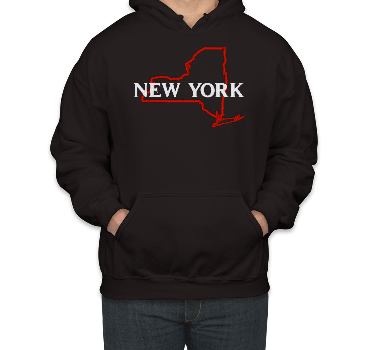 New York Embroidered Unisex Hoodie