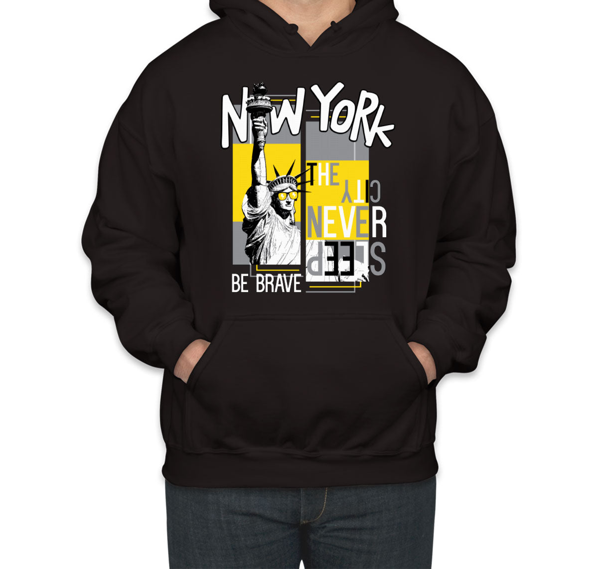 New York The City Never Sleep Unisex Hoodie