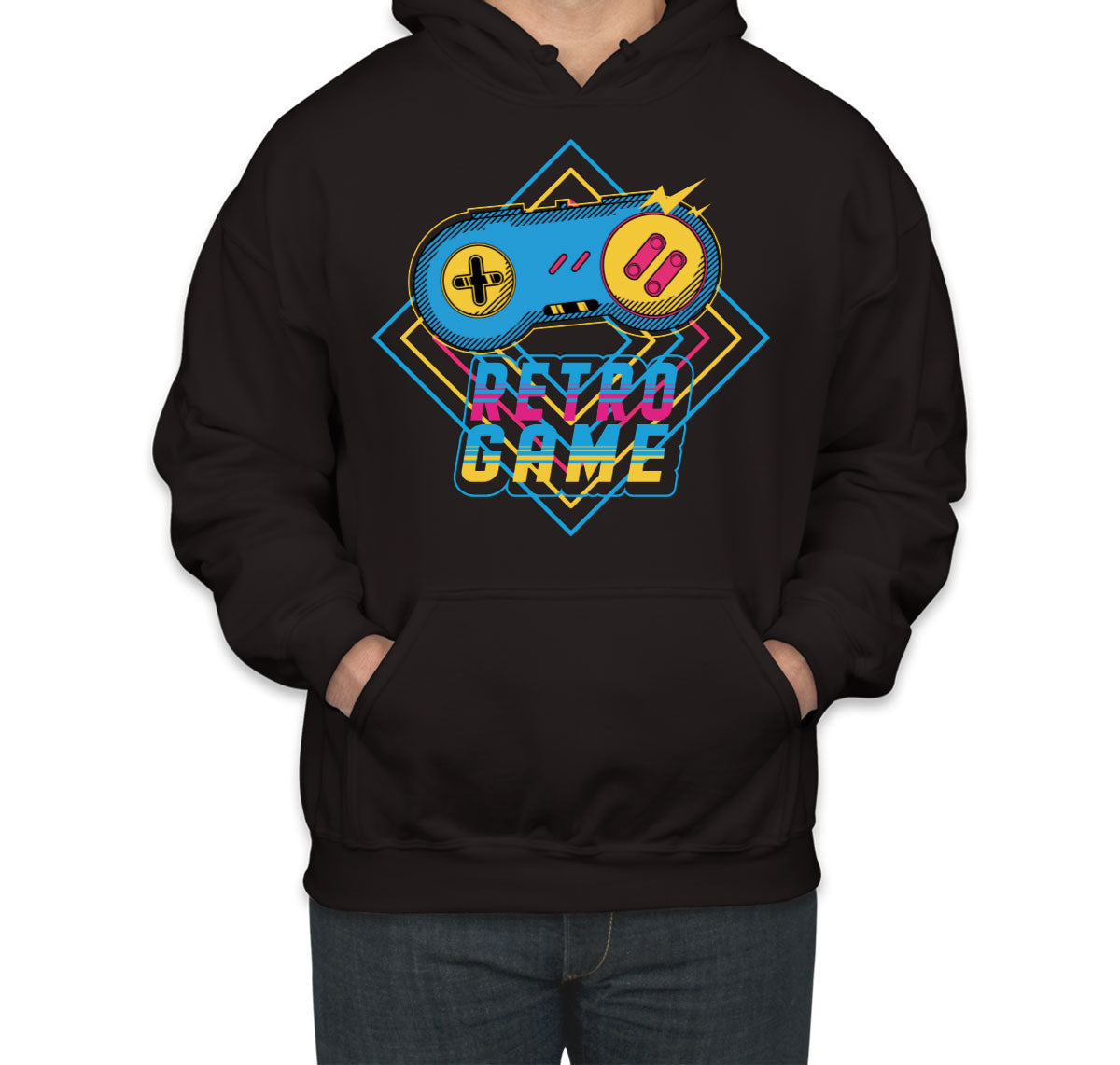 Retro Game Controller Unisex Hoodie