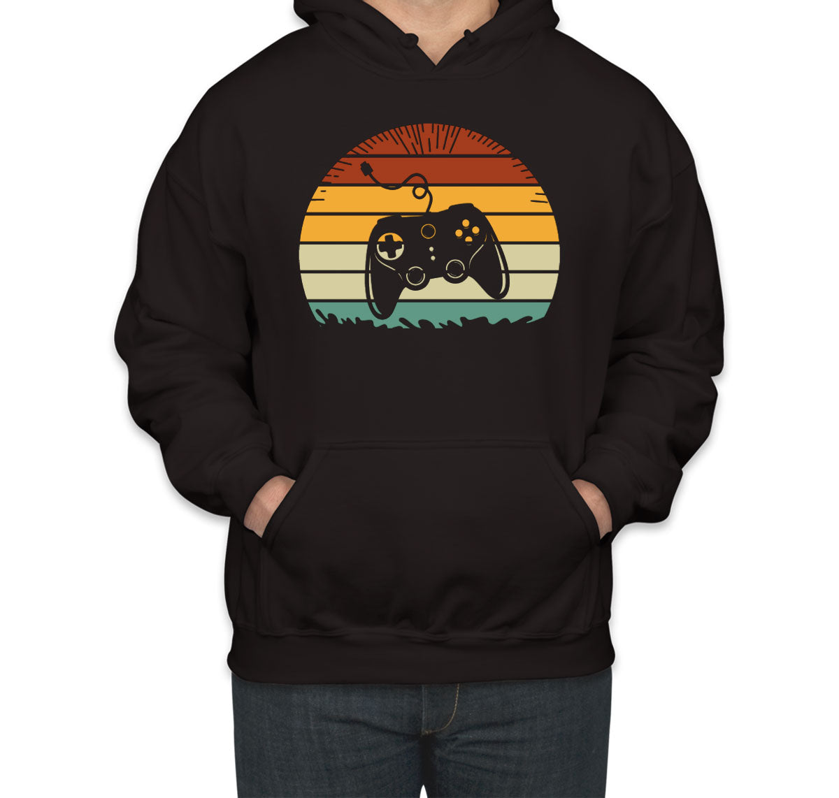 Retro Sunset Gaming Unisex Hoodie