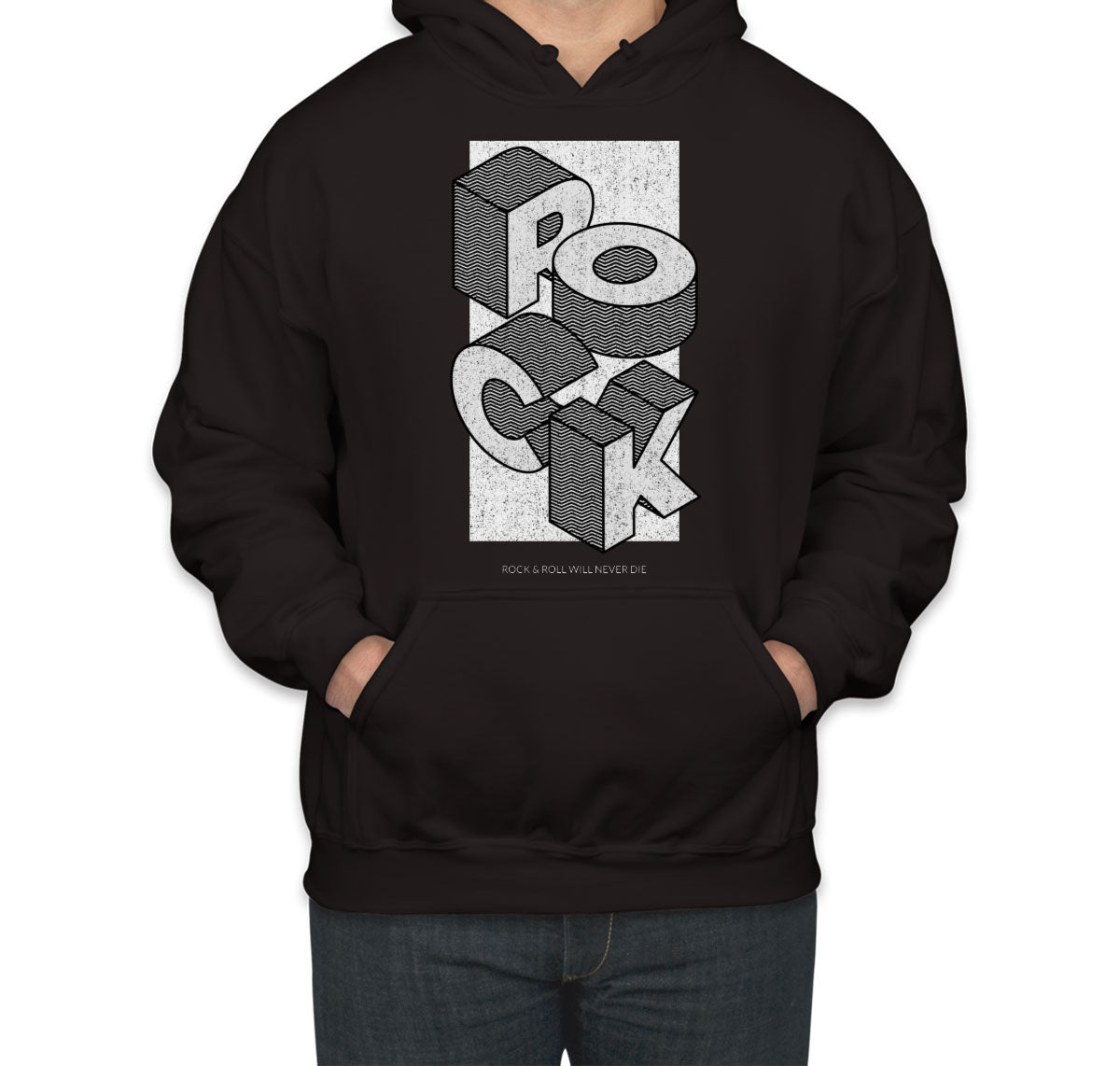 Rock & Roll Will Never Die Unisex Hoodie
