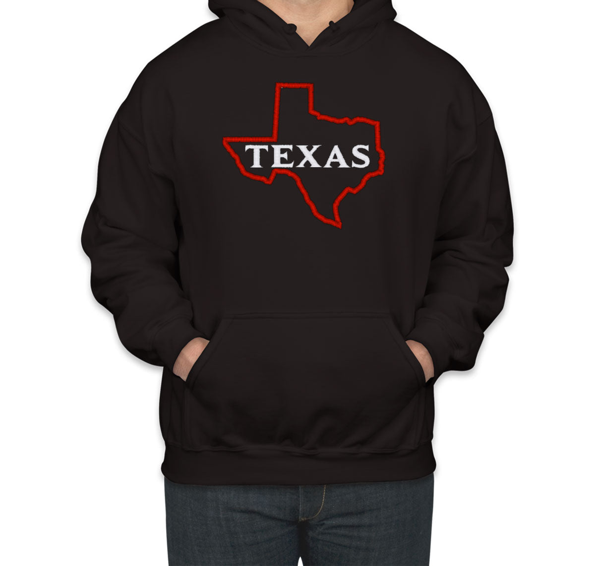 Texas Embroidered Unisex Hoodie