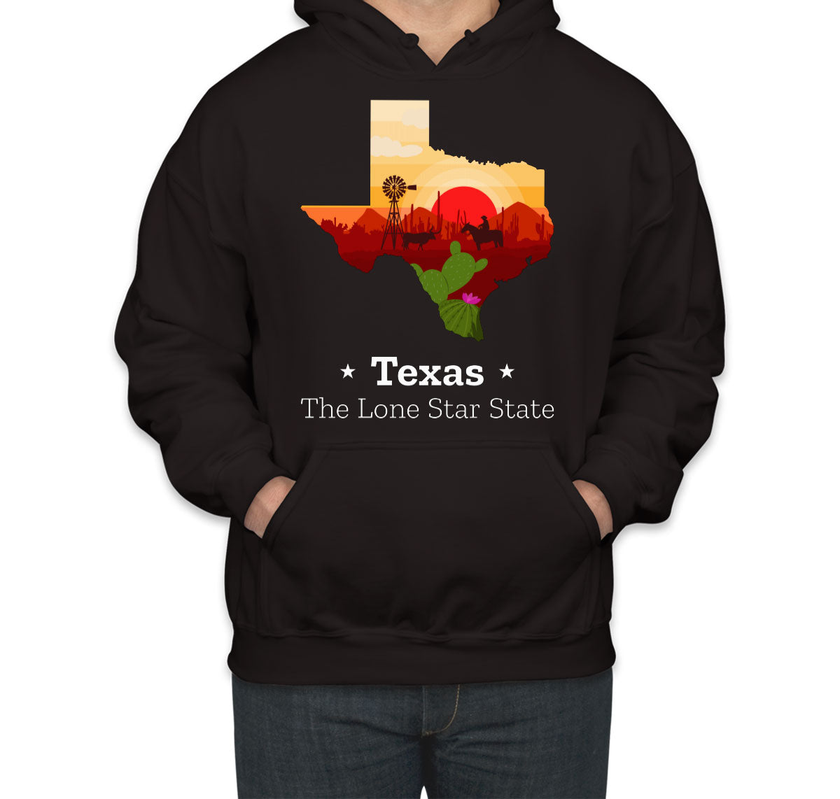 Texas The Lone Star State Unisex Hoodie